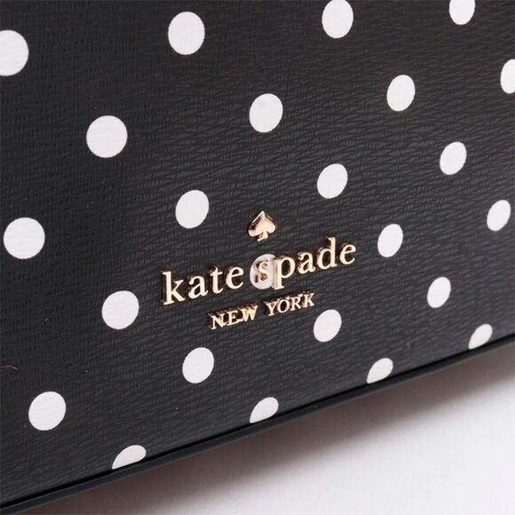 S NWB Kate Spade Disney Minnie Mouse Flap Black Leather Backpack K4642 main image 8